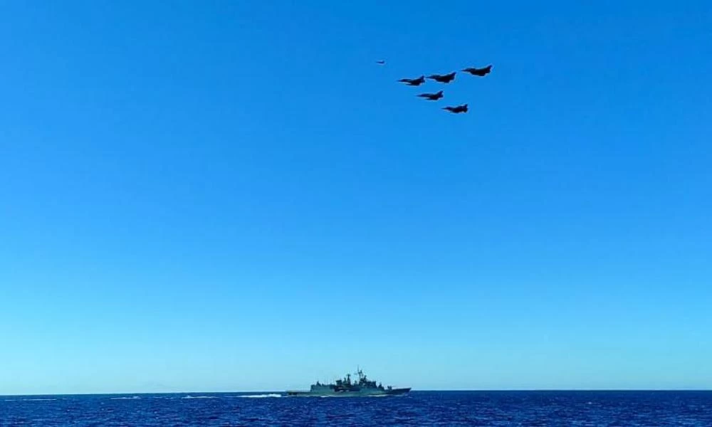 Ανήμπορη πλέον η Άγκυρα: Γαλλικά Rafale πάνω από τον Άη Στράτη